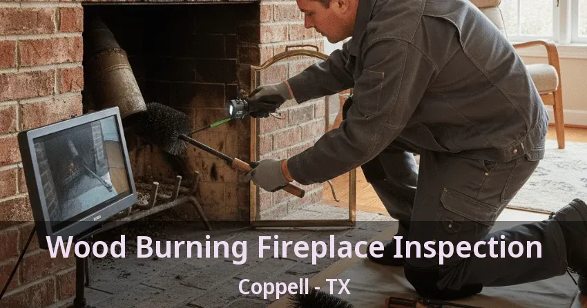 Wood Burning Fireplace Inspection Coppell - TX